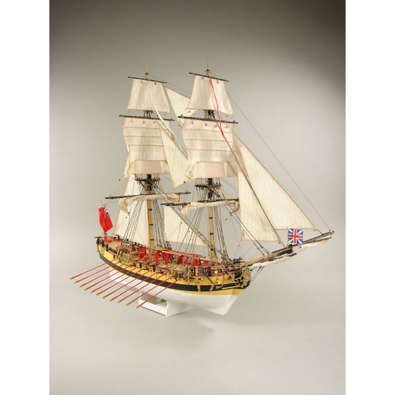VESSEL-SHIPYARD HMS����ա�HMS Wolf 1754 Laser Cardboard Kit��ZL:029