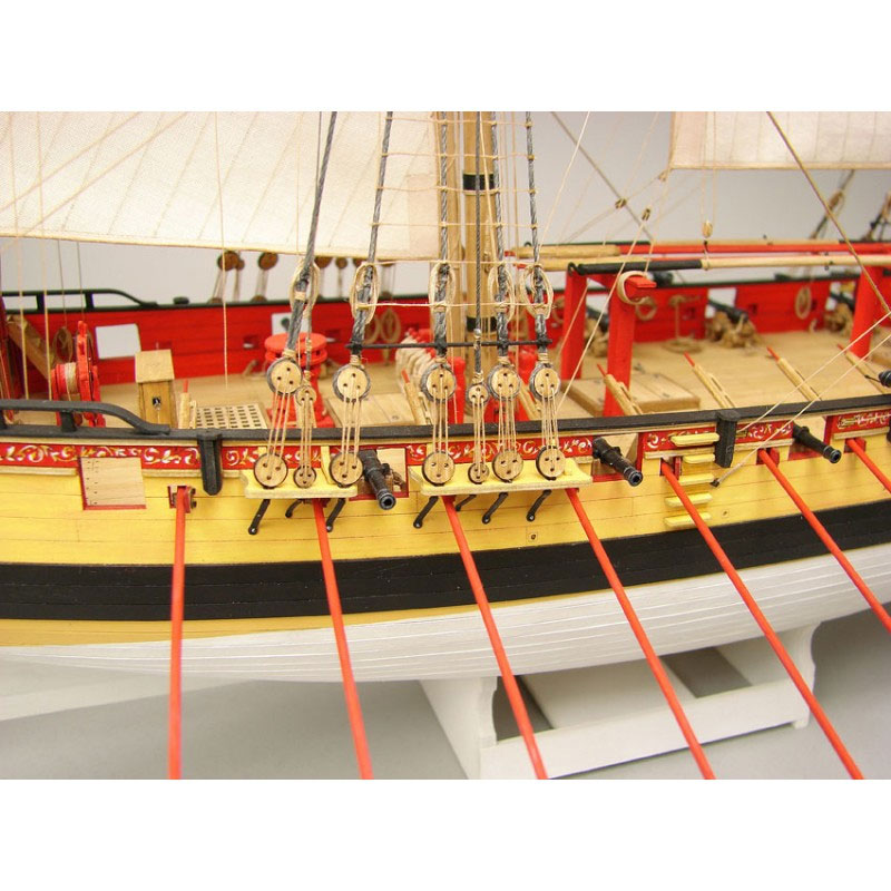 VESSEL-SHIPYARD HMS����ա�HMS Wolf 1754 Laser Cardboard Kit��ZL:029