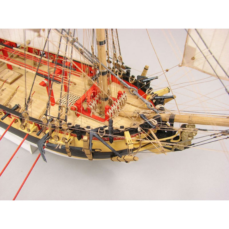 VESSEL-SHIPYARD HMS����ա�HMS Wolf 1754 Laser Cardboard Kit��ZL:029