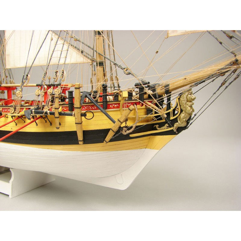 VESSEL-SHIPYARD HMS����ա�HMS Wolf 1754 Laser Cardboard Kit��ZL:029