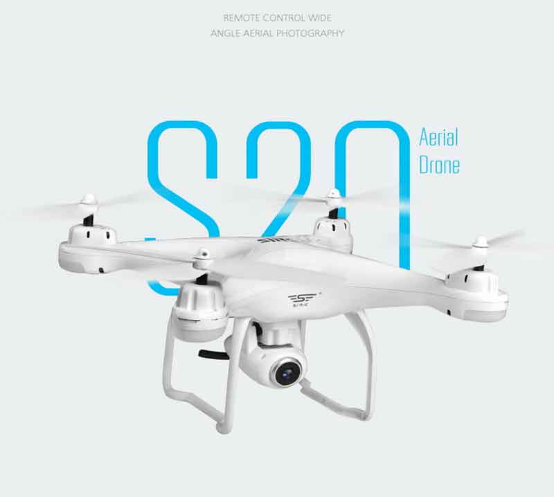 SJRC/륷 S20W 2.4G ɥ  6㥤  1080P Wifi FPV ֥GPS ٰݻ RCɥץ
