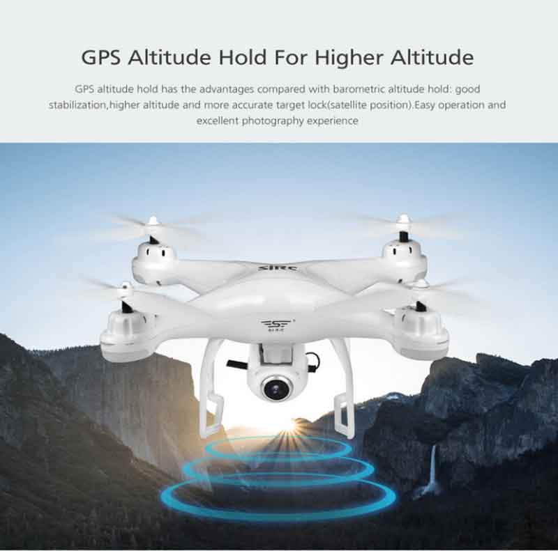 SJRC/륷 S20W 2.4G ɥ  6㥤  1080P Wifi FPV ֥GPS ٰݻ RCɥץ