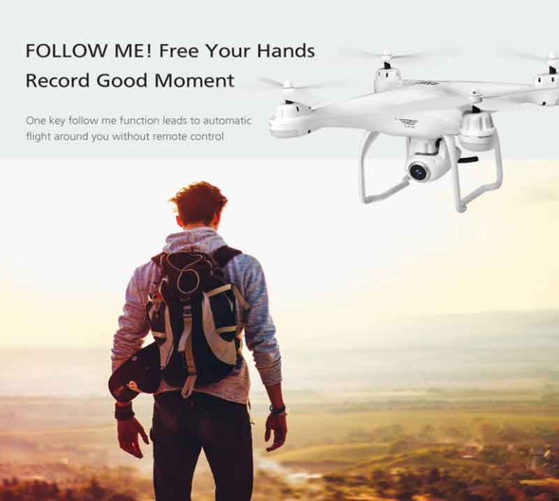 SJRC/륷 S20W 2.4G ɥ  6㥤  1080P Wifi FPV ֥GPS ٰݻ RCɥץ