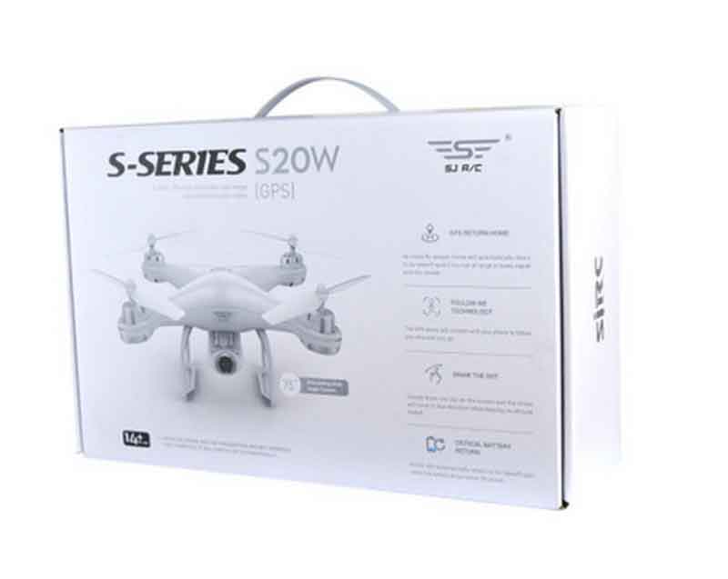 SJRC/륷 S20W 2.4G ɥ  6㥤  1080P Wifi FPV ֥GPS ٰݻ RCɥץ