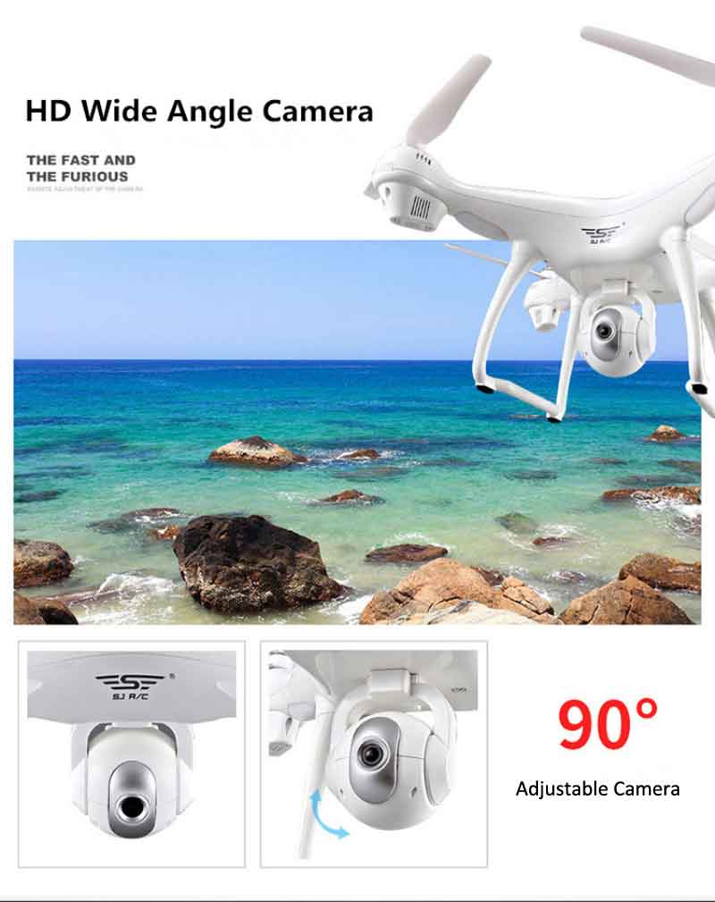 SJRC/�����������������륷���� S70W 2.4G �ɥ�����  6�����㥤��  1080P����� Wifi FPV ���֥�GPS ���ٰݻ� RC�����ɥ��ץ���