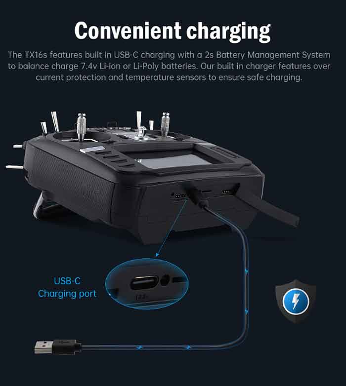 RadioMaster TX16S �����ץ󥽡��� 2.4GHz-16CH �ޥ���ץ��ȥ��� �ץ��������� 4.3�����LCD�դ� �ʥ⡼��1�� ��Ŭ������ˡǧ�ںѡ�TX16S (Hall sensor gimbal) (HP157-0001-A-M1)��