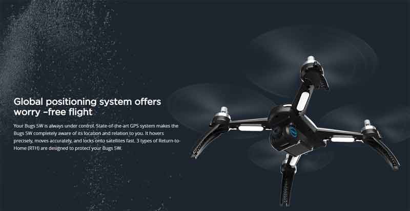 MJX/ॸå B5W Bugs 5W 2.4G ɥ  6㥤  1080P Wifi FPV GPS ٰݻ RCɥץ