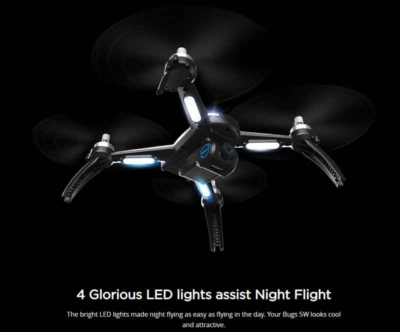 MJX/ॸå B5W Bugs 5W 2.4G ɥ  6㥤  1080P Wifi FPV GPS ٰݻ RCɥץ