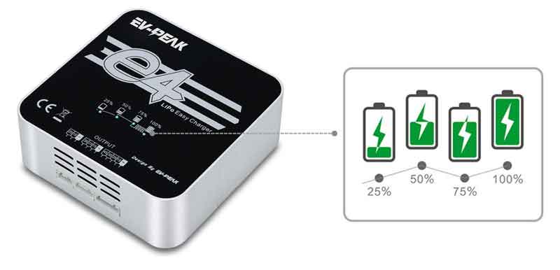 ֥ԡ/EV-PEAKe4LipoХåƥ꡼Х󥹽ŴAC100V