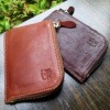 【IL BISONTE】イルビゾンテ Vacchetta Vintage バケッタビンテージレザー コインケース 5442404341 color ブラウン/ダークブラウン