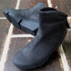 【trippen】トリッペン ショートブーツ SPLITT SWIFT-MSE オイルヌバック (ブラック) size36/37/38