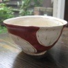 【松本伴宏 作】赤絵 めし碗E