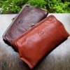 【IL BISONTE】 イルビゾンテ Vacchetta Vintage バケッタビンテージレザー ゴムバンド付き二つ折りガマ口財布(ブラウン/ダークブラウン) 5412307740
