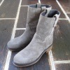 【BOEMOS】 ボエモス ヌバック ハーフブーツ I3-8131 Vivel グレー size 36/37/38