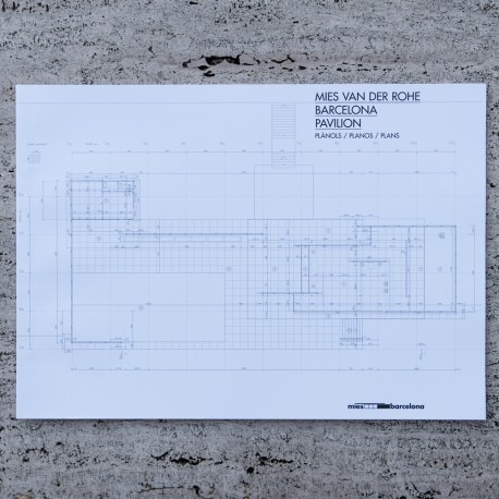 ミース・ファン・デル・ローエ　バルセロナ・パヴィリオン図面集 - L