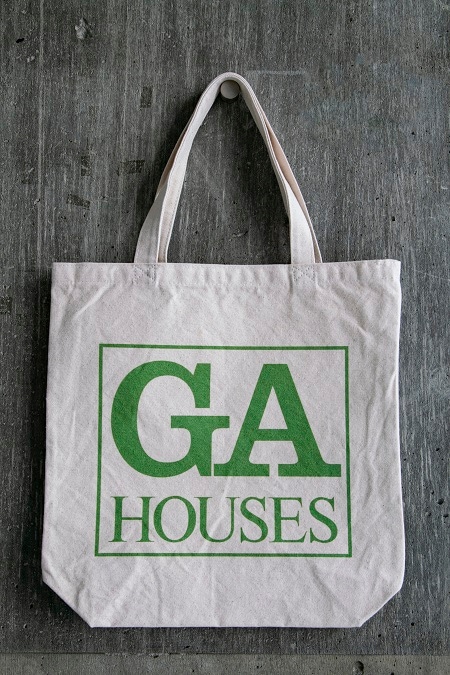 GAオリジナルトートバッグ　【GA HOUSES グリーン】