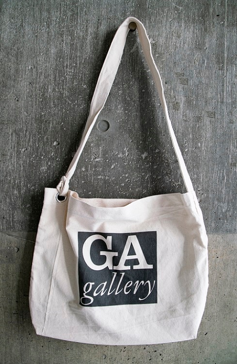 GAオリジナルビッグトートバッグ　【GA gallery ブラック】