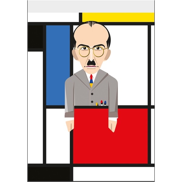 アーティストポケットスケッチブック：モンドリアン