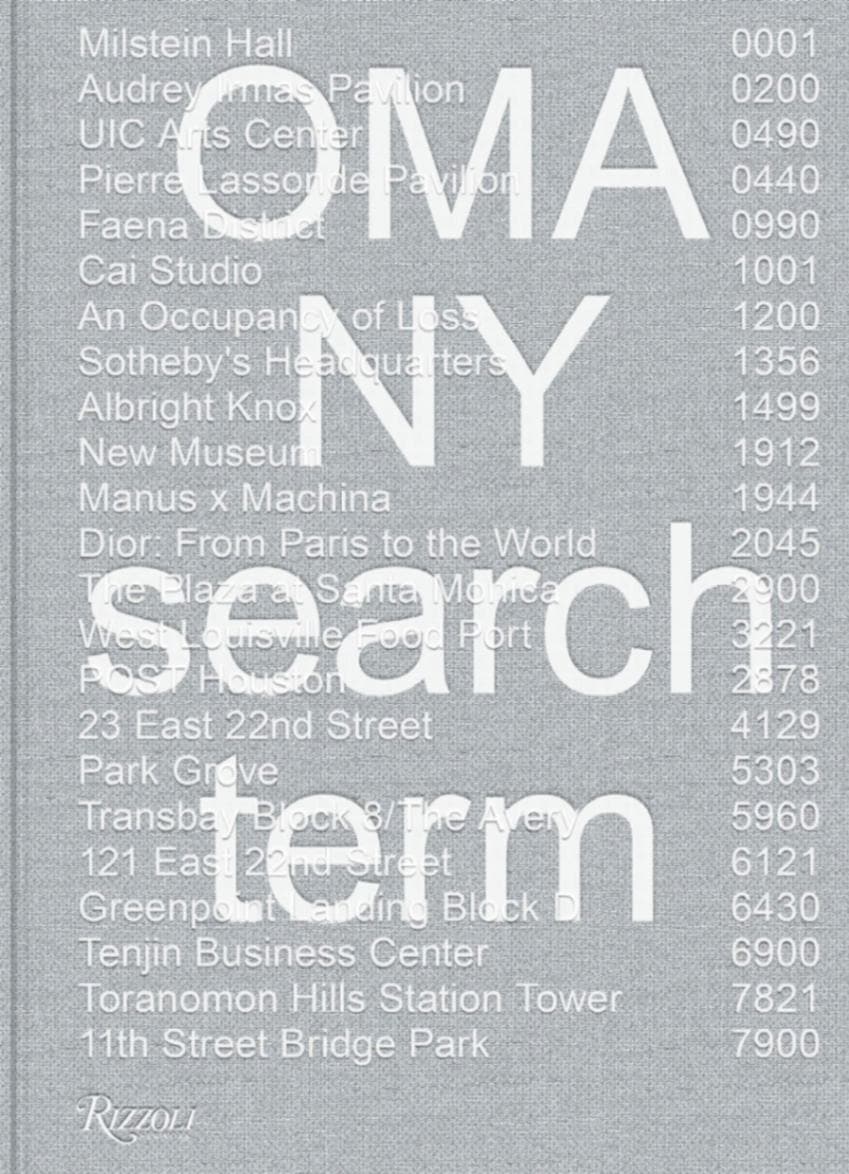 OMA  作品集 画集 Diagrams - A Project by AMO/OMA | POST
