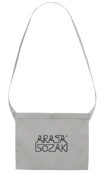 ARATA ISOZAKI Sacoche グレー/ブラック -Logo