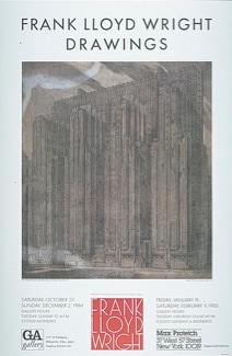 Frank Lloyd Wright Drawings | フランク・ロイド・ライト
