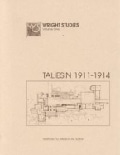 F・ロイド・ライト／Wright Studies volume 1 : Taliesen 1911 - 1914