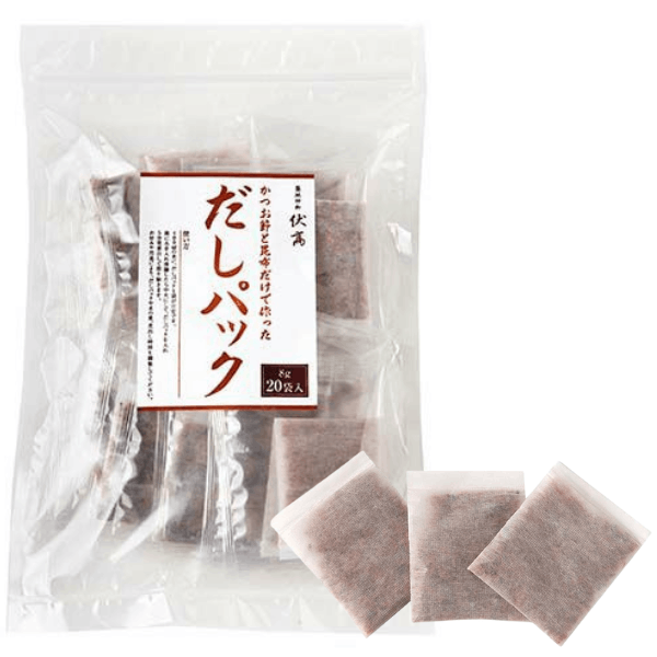 鰹節と昆布のだしパック(8g×10袋)