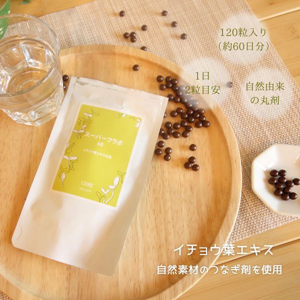 “イチョウ葉エキス” スーパーフラボ60