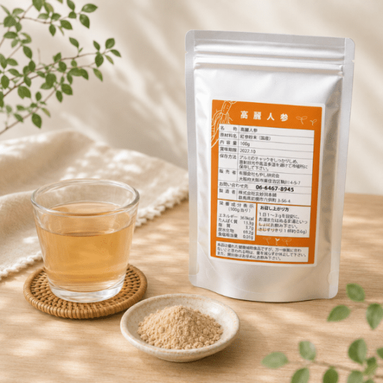 高麗人参(国産5年根紅参)