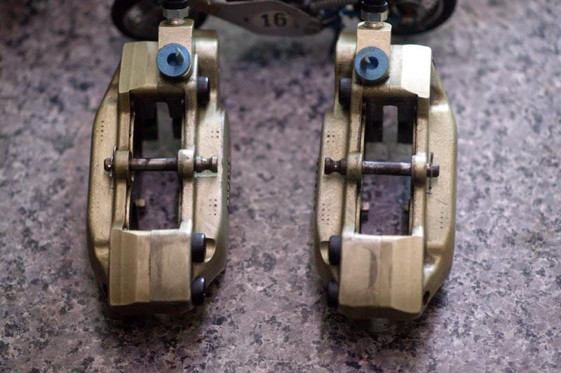 Brembo ブレーキキャリパー 2個セット 中古 BREMBO P432Aモンジュイ用キャリパーセット（中古） | 当時物(USED