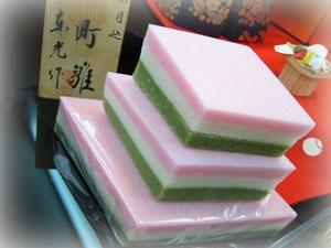 ○食べて美味しい「菱餅」（小） | ○お雛まつりに美味しい「菱餅