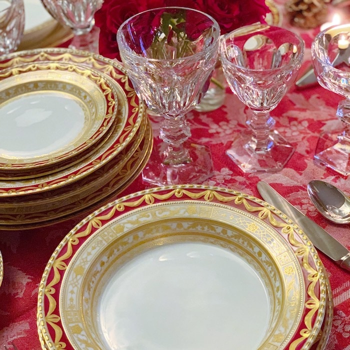 食卓の西洋アンティーク