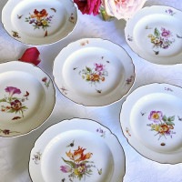 KPM Berlin Bouquet B&B Plate (Set of 6)  KPM٥󡦥٥֡ץ졼ȡʣ祻åȡ