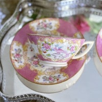 アンティーク　ミントン　妖精の絵皿 食卓の西洋アンティーク