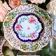 ɥ쥹ǥ󡡥ɥĤ鯤ȥ֡ƩĦץ졼    Dresden Rose Bouquet Reticulated Plate