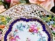 ɥ쥹ǥ󡡥ɥĤ鯤ȥ֡ƩĦץ졼    Dresden Rose Bouquet Reticulated Plate