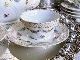 ������ɡ����Υꡡ�ե����ĥ����鯤Ⱦ��֤Υ������ɡ��ƥ������å�    Old Ginori Rose & Flowers Garland Tea Set