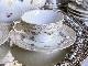 ������ɡ����Υꡡ�ե����ĥ����鯤Ⱦ��֤Υ������ɡ��ƥ������å�    Old Ginori Rose & Flowers Garland Tea Set