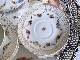 ������ɡ����Υꡡ�ե����ĥ����鯤Ⱦ��֤Υ������ɡ��ƥ������å�    Old Ginori Rose & Flowers Garland Tea Set