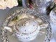 ������ɡ����Υꡡ�ե����ĥ����鯤Ⱦ��֤Υ������ɡ��ƥ������å�    Old Ginori Rose & Flowers Garland Tea Set