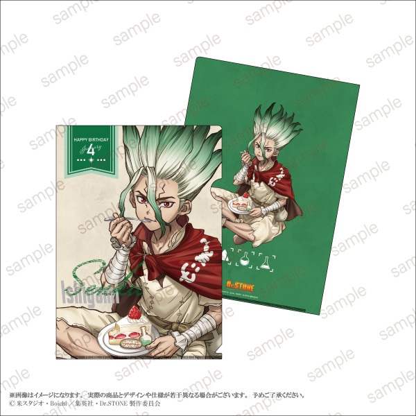 TVアニメ「Dr．STONE」】石神千空Birthday A4クリアファイル
