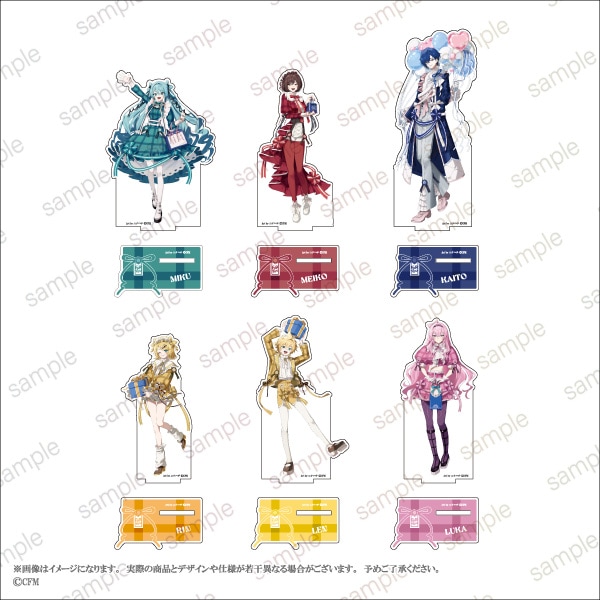 KAITO 20th Anniversary】アクリルスタンド ニナハチ ver. 全6種