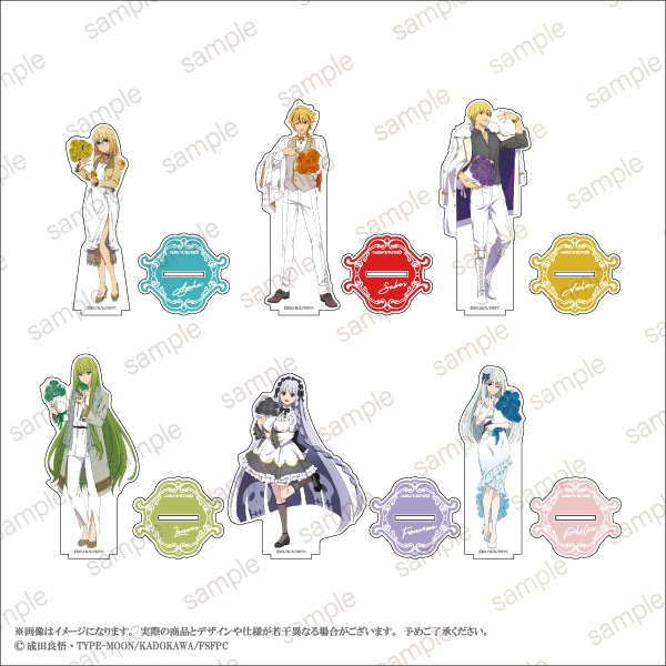 Fate/strange Fake THEキャラ アクスタ Fate/strange Fake】アクリルスタンド 全6種