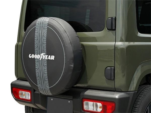 GOODYEARロゴ入 ソフトスペアタイヤカバー ジムニーシエラ JB74