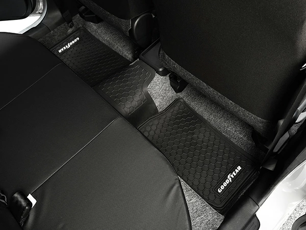 GOODYEARロゴ入 ラバーフロアマット 160系 プロボックス ガソリン車