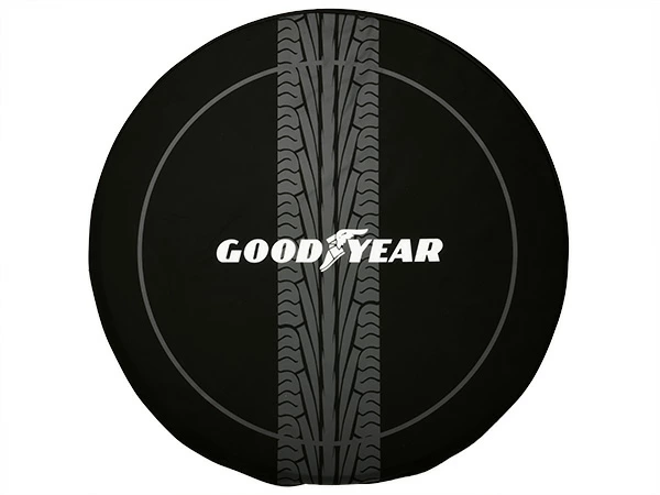 GOODYEAR ソフト スペアタイヤカバー 背面タイヤカバー タイヤパターン ブラック 195/80R15 スズキ ジムニーノマド JC74W ジムニー5ドア