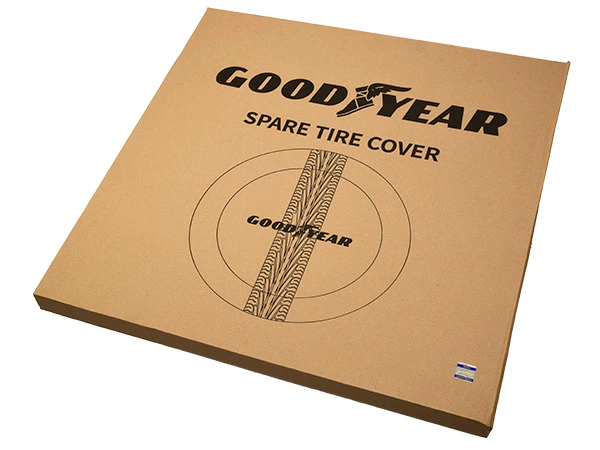 GOODYEAR ソフト スペアタイヤカバー 背面タイヤカバー タイヤパターン ブラック 195/80R15 スズキ ジムニーノマド JC74W ジムニー5ドア