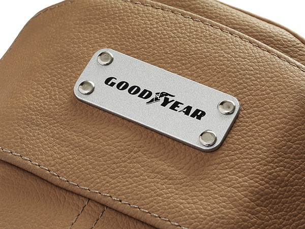 GOODYEAR ステアリングロック ハンドルロック(ベージュ/タン)