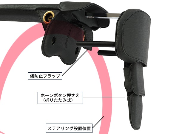 GOODYEAR ステアリングロック ハンドルロック(ブラック)