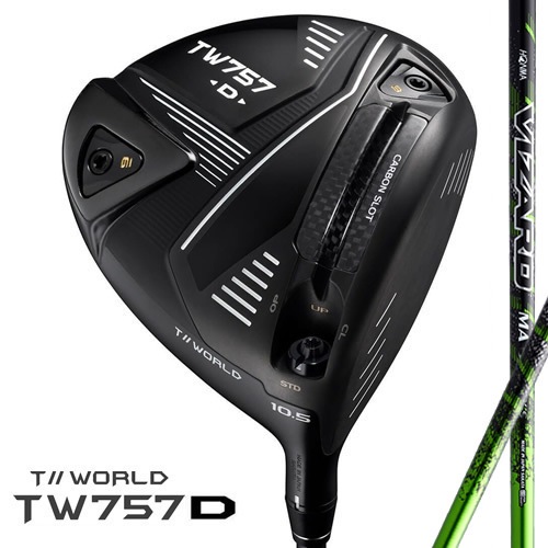 美品 ホンマ TW757 D ドライバー 10.5°、VIZARD R 日本仕様 ホンマ ツアーワールド TW757 Type-D TW757D ドライバー 純正